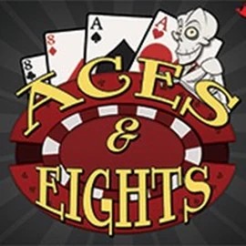 Official Poker logo: Aces and Eights - 3 Hands by RTG (Reel Time Gaming) at HiddenJack Casino