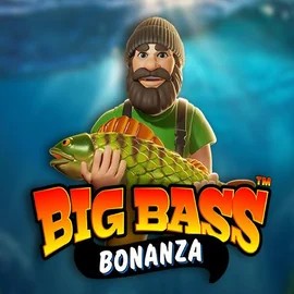 Big Bass Bonanza online game logo by Pragmatic Play on hiddensjack.com