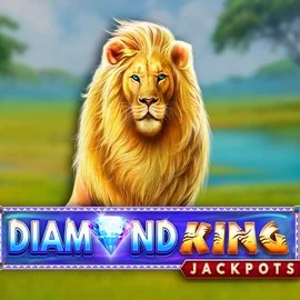 Official Jackpots logo: Diamond King Jackpots by SpinPlay Games at HiddenJack Casino