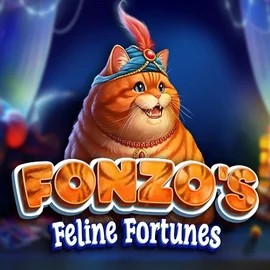 Fonzos Feline Fortunes slot logo by Pragmatic Play at HiddenJack Casino