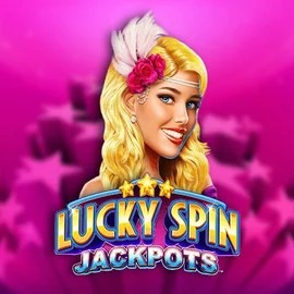Lucky Spin Jackpots logo by Novomatic at HiddenJack Casino