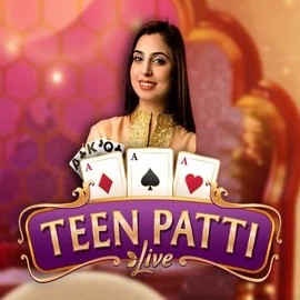 Teen Patti slot logo by Evoplay at HiddenJack Casino