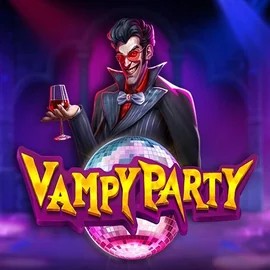 Vampy Party slot logo by Pragmatic Play at HiddenJack Casino