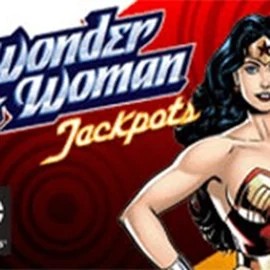 Wonder Woman Jackpots slot logo by Amaya at HiddenJack Casino